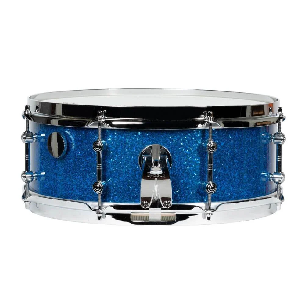 Gretsch Mike Johnston Brooklyn Standard 14x5.5 Snare Drum - Limited Edition Blue Glass - Image 4