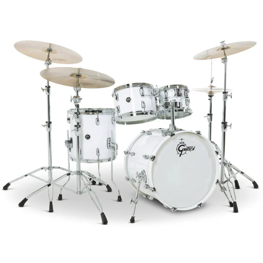 Gretsch Renown 22 5pc Drum Kit -  Piano White - Image 2