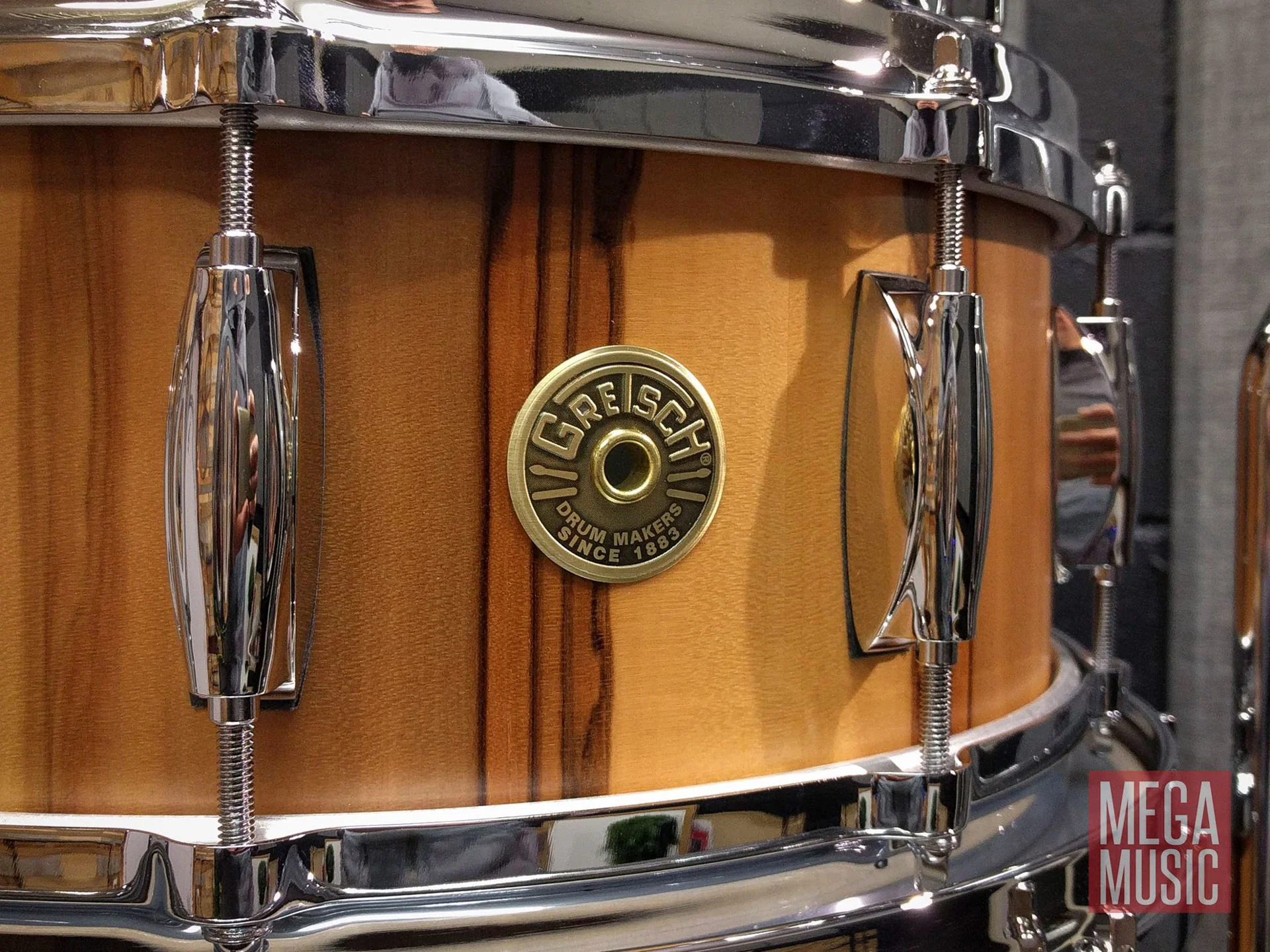Gretsch USA Custom Exotic 5-Piece Drum Kit in Red Gum 1 of 25 - Image 6