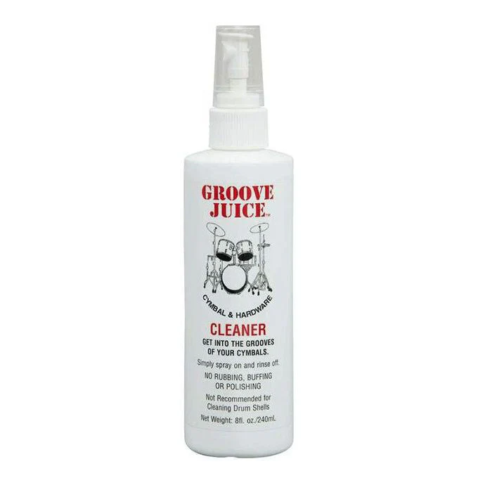 Groove Juice Cymbal & Hardware Cleaner Spray Bottle -240ml