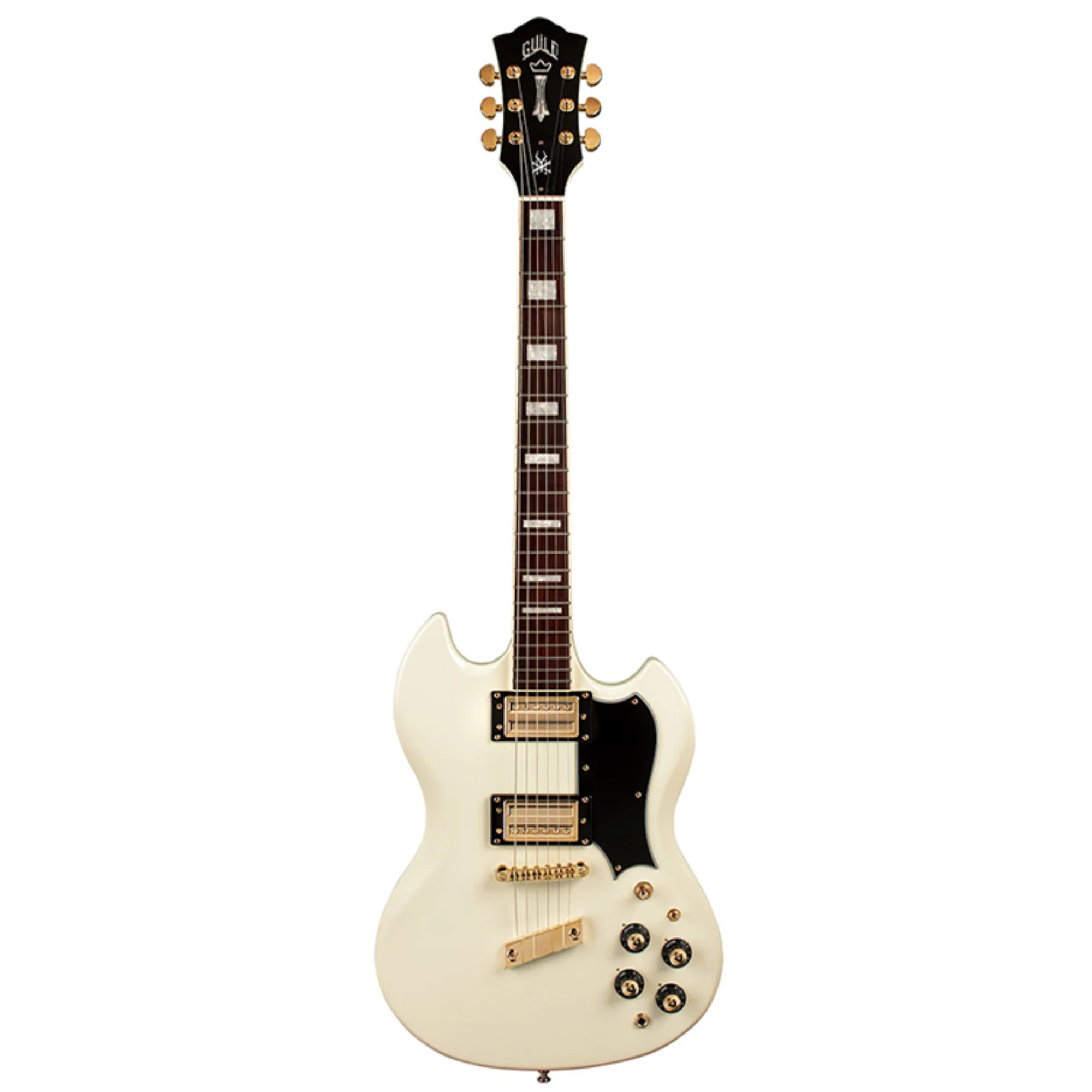 Guild Polara Kim Thayil Electric Guitar - Vintage White