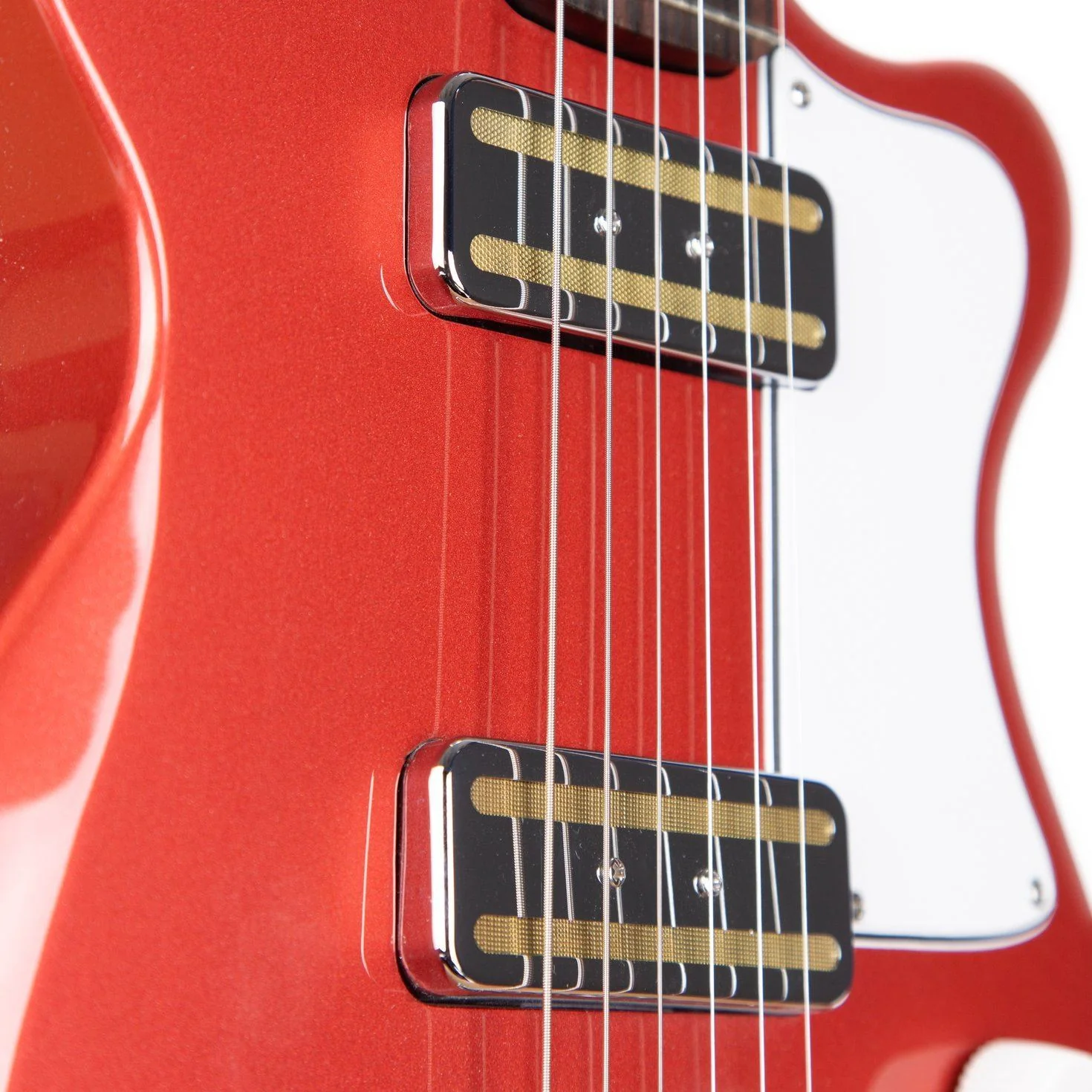 Harmony Juno Electric Guitar in Rose - Image 4