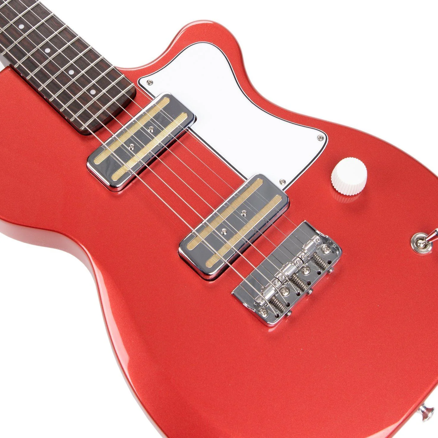Harmony Juno Electric Guitar in Rose - Image 6