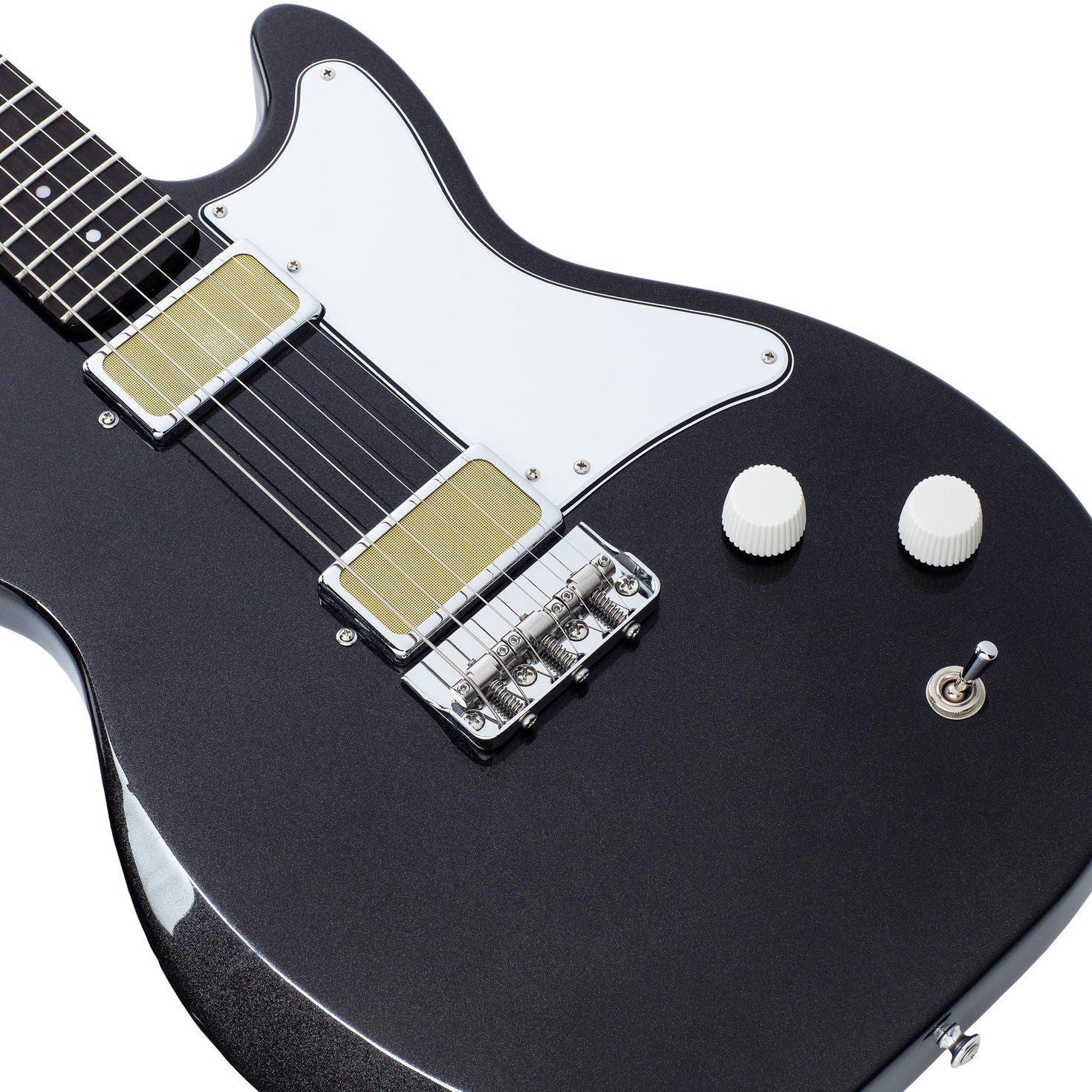 Harmony Jupiter Electric Guitar in Space Black - Image 6