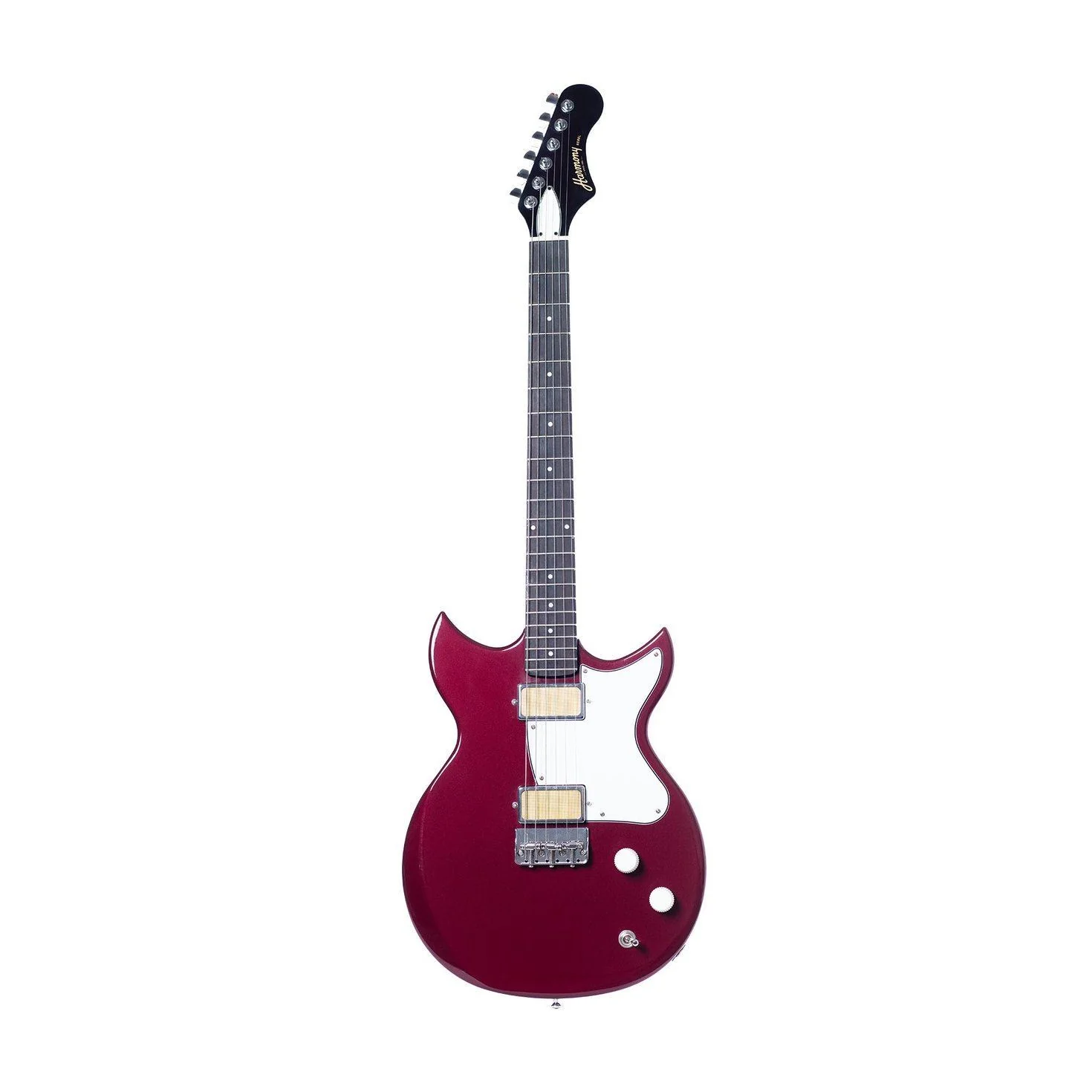 Harmony Rebel Electric Guitar in Burgundy - Image 4