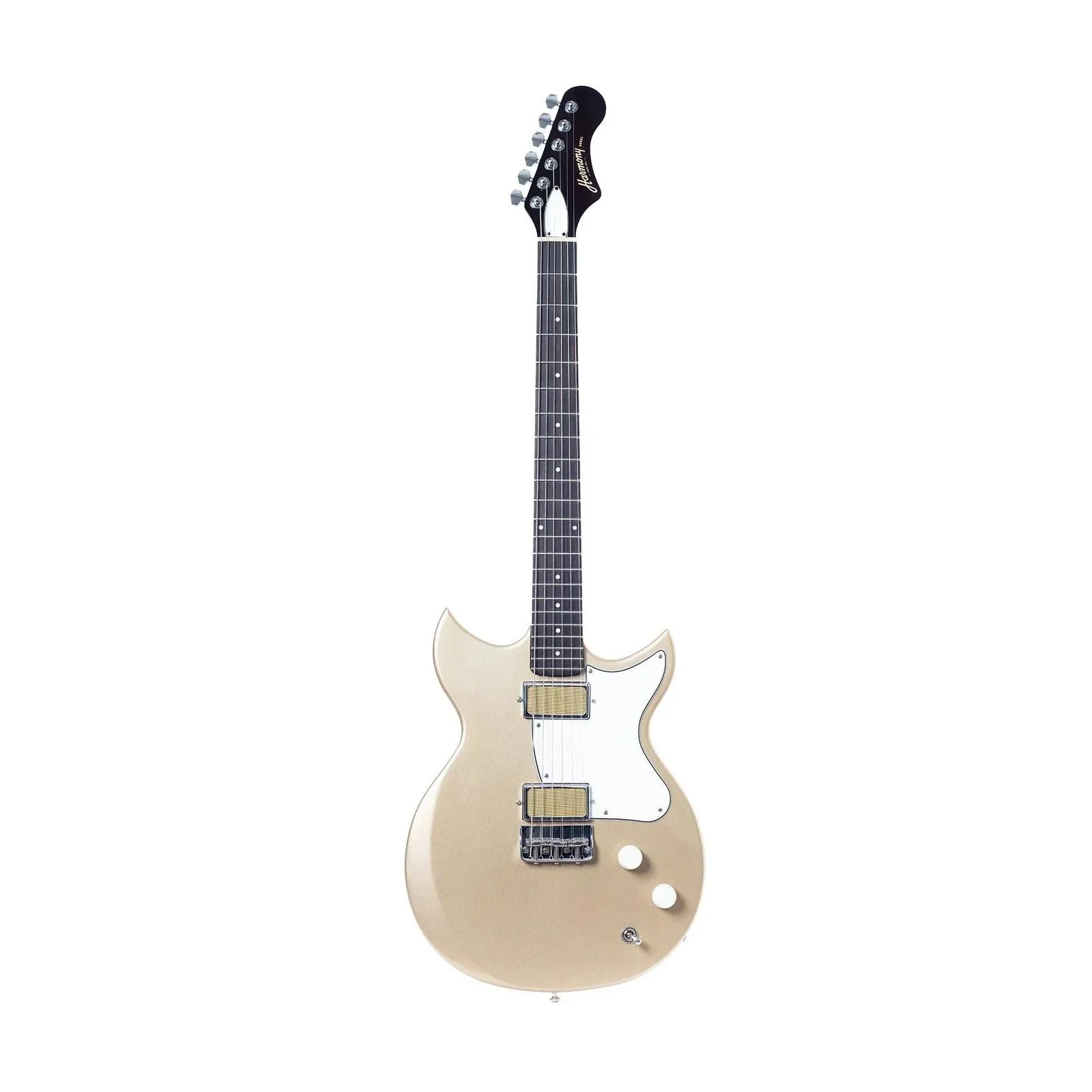 Harmony Rebel Electric Guitar in Champagne - Image 6