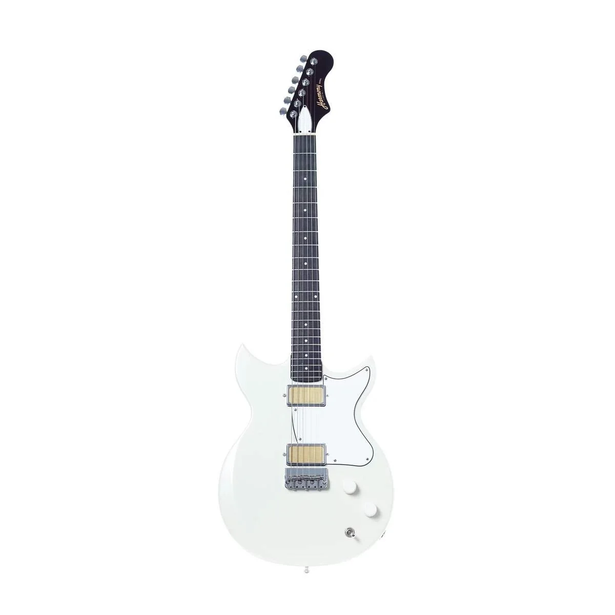 Harmony Rebel Electric Guitar Pearl White - Image 4