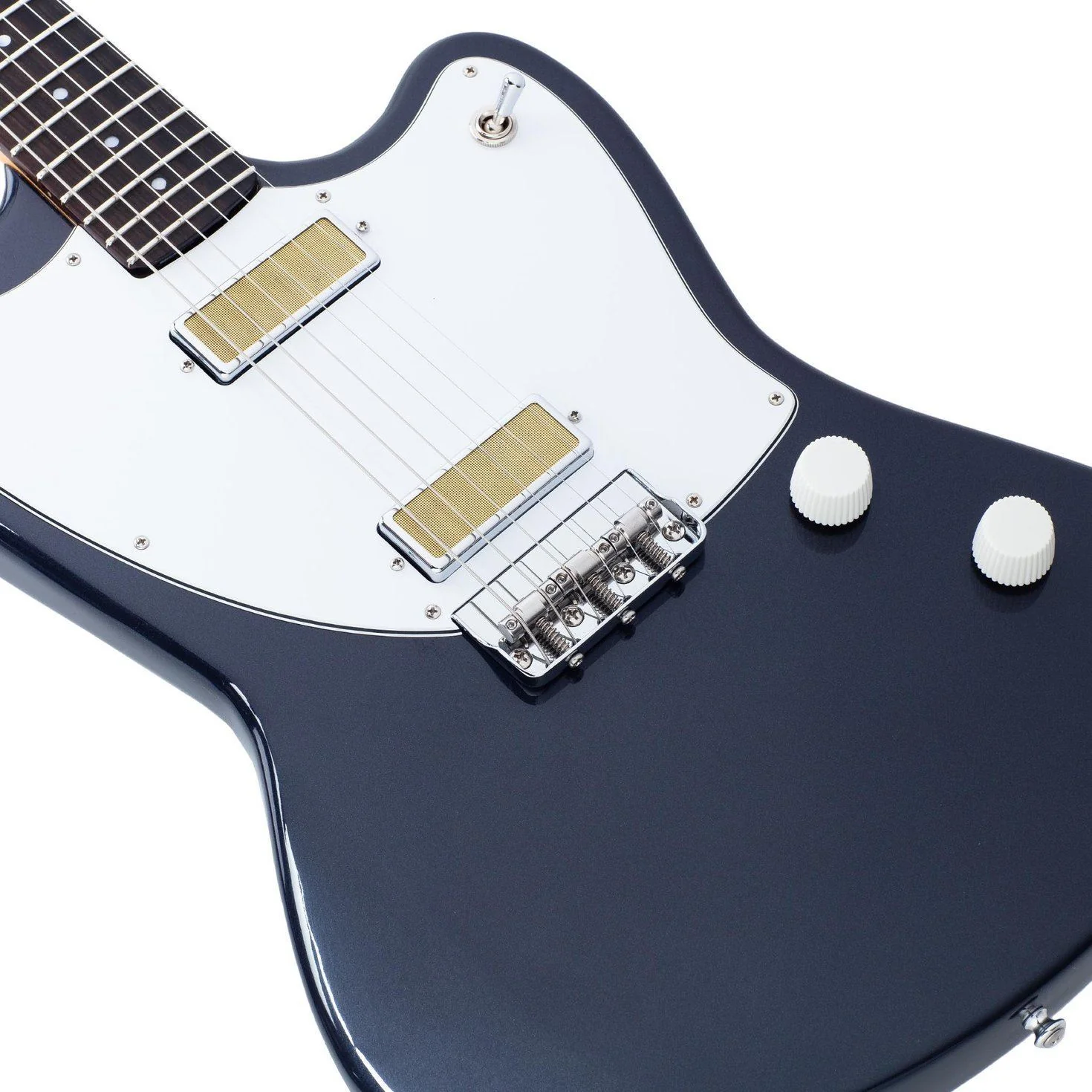 Harmony Silhouette Electric Guitar in Slate - Image 4