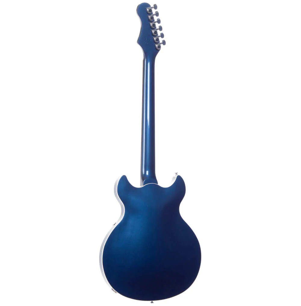 Harmony Standard Comet Semi-Hollow Electric Guitar - Pelham Blue - Image 11