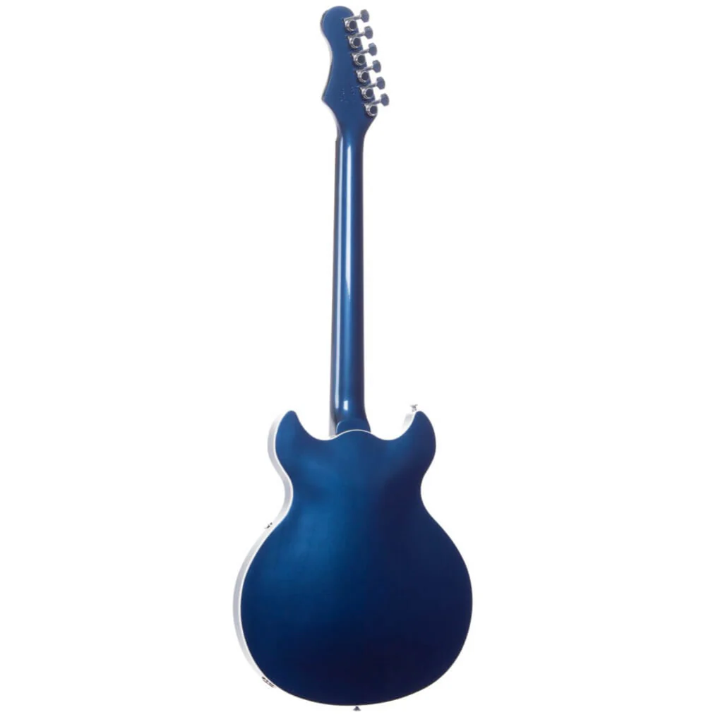 Harmony Standard Comet Semi-Hollow Electric Guitar - Pelham Blue - Image 3