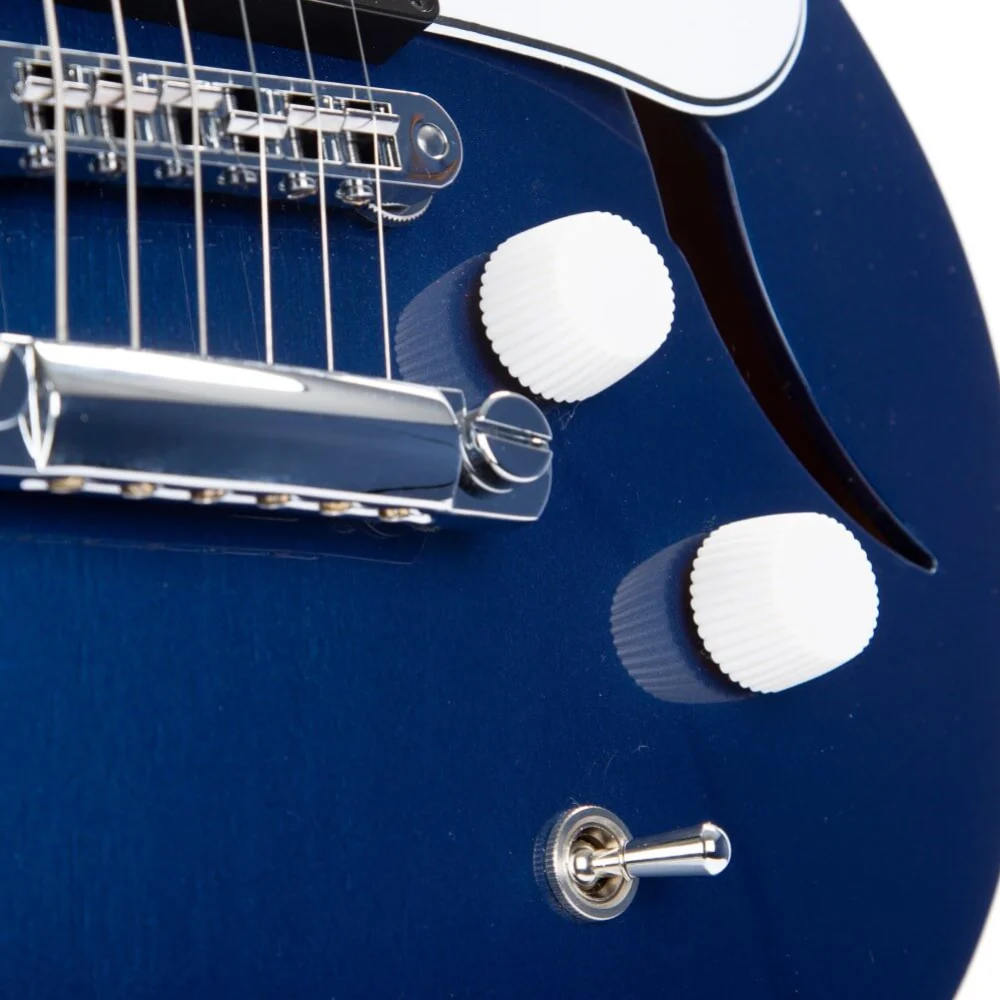 Harmony Standard Comet Semi-Hollow Electric Guitar - Pelham Blue - Image 5