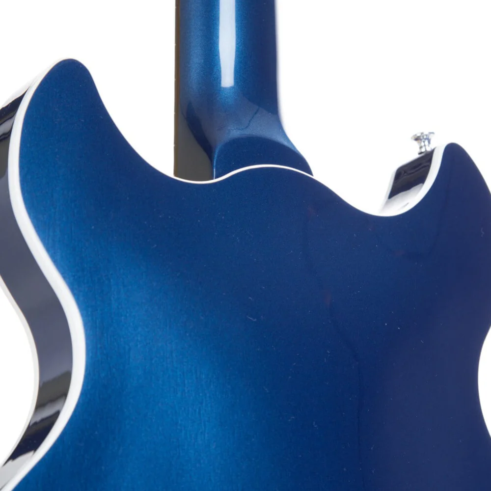 Harmony Standard Comet Semi-Hollow Electric Guitar - Pelham Blue - Image 6
