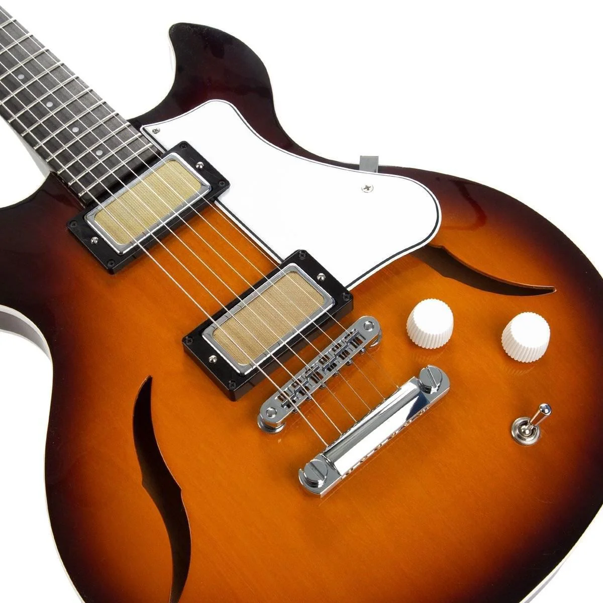 Harmony Standard Series Comet Electric Guitar in Sunburst - Image 3