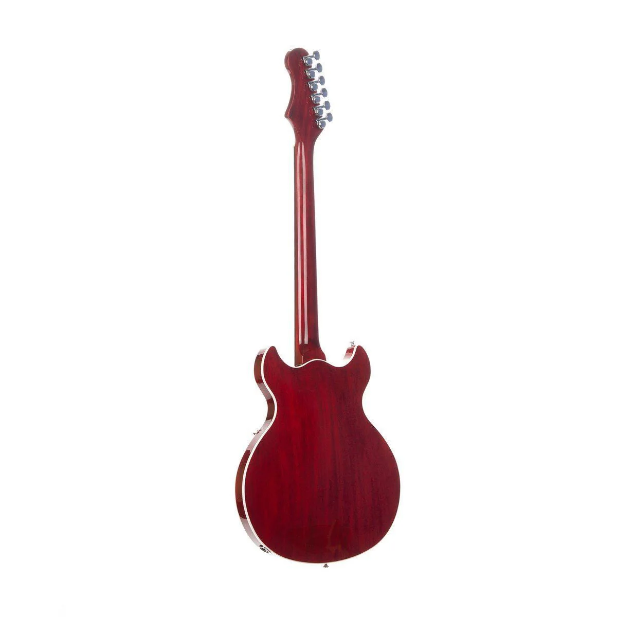 Harmony Standard Series Comet Electric Guitar in Transparent Red - Image 2