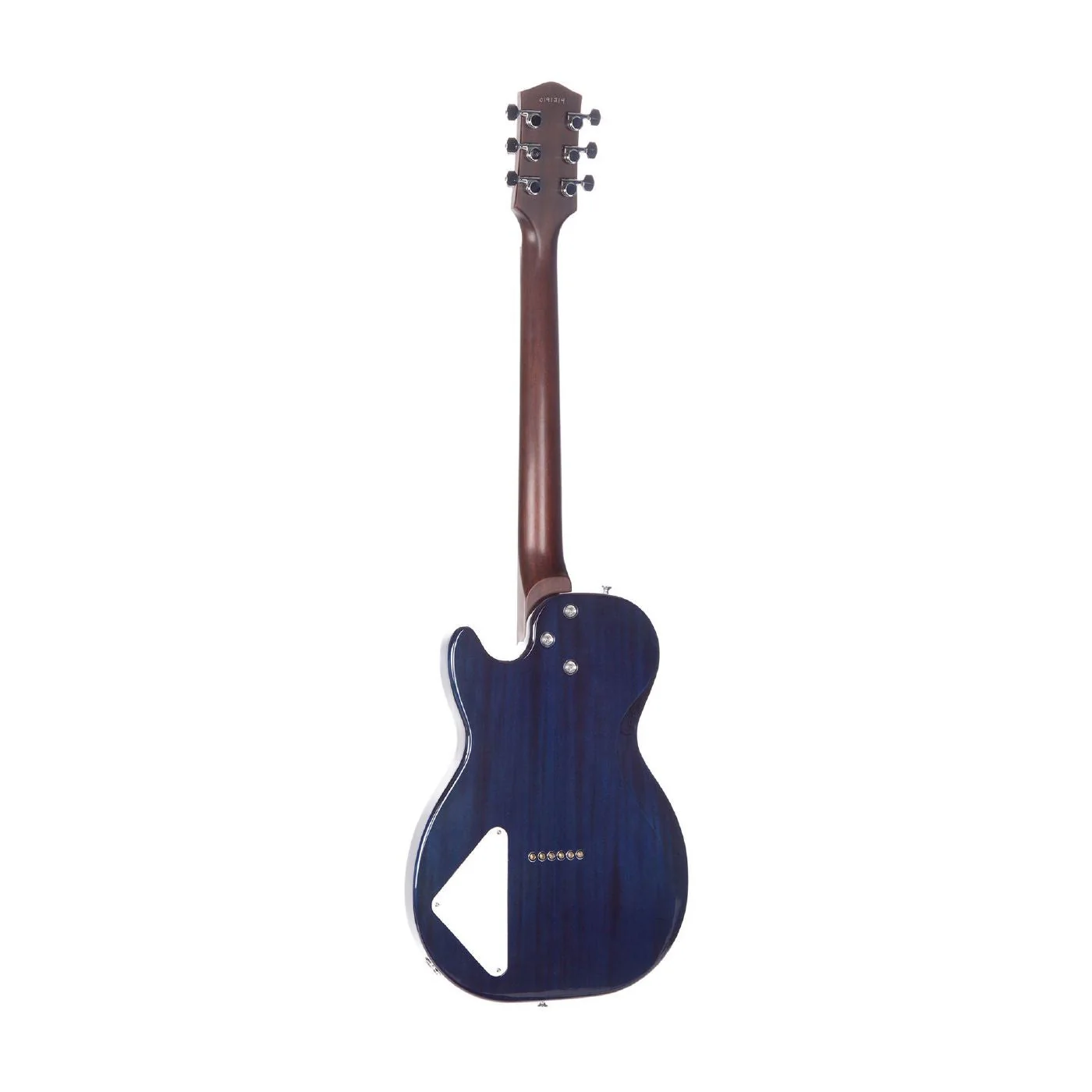 Harmony Standard Series Jupiter Electric Guitar - Flame Maple Top - Transparent Blue - Image 3