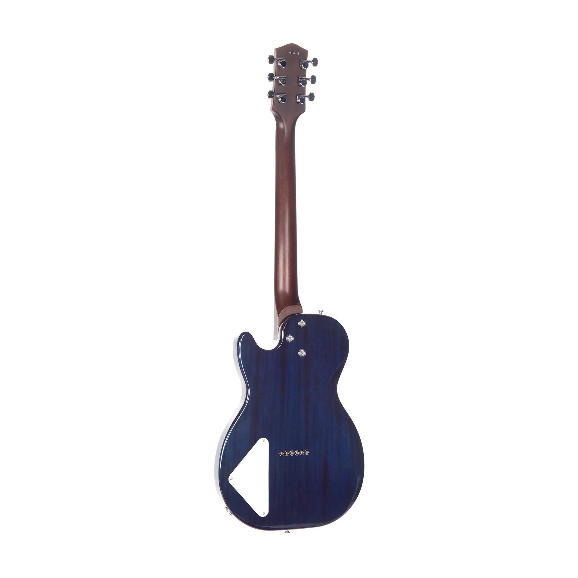 Harmony Standard Series Jupiter Electric Guitar - Flame Maple Top - Transparent Blue - Image 4