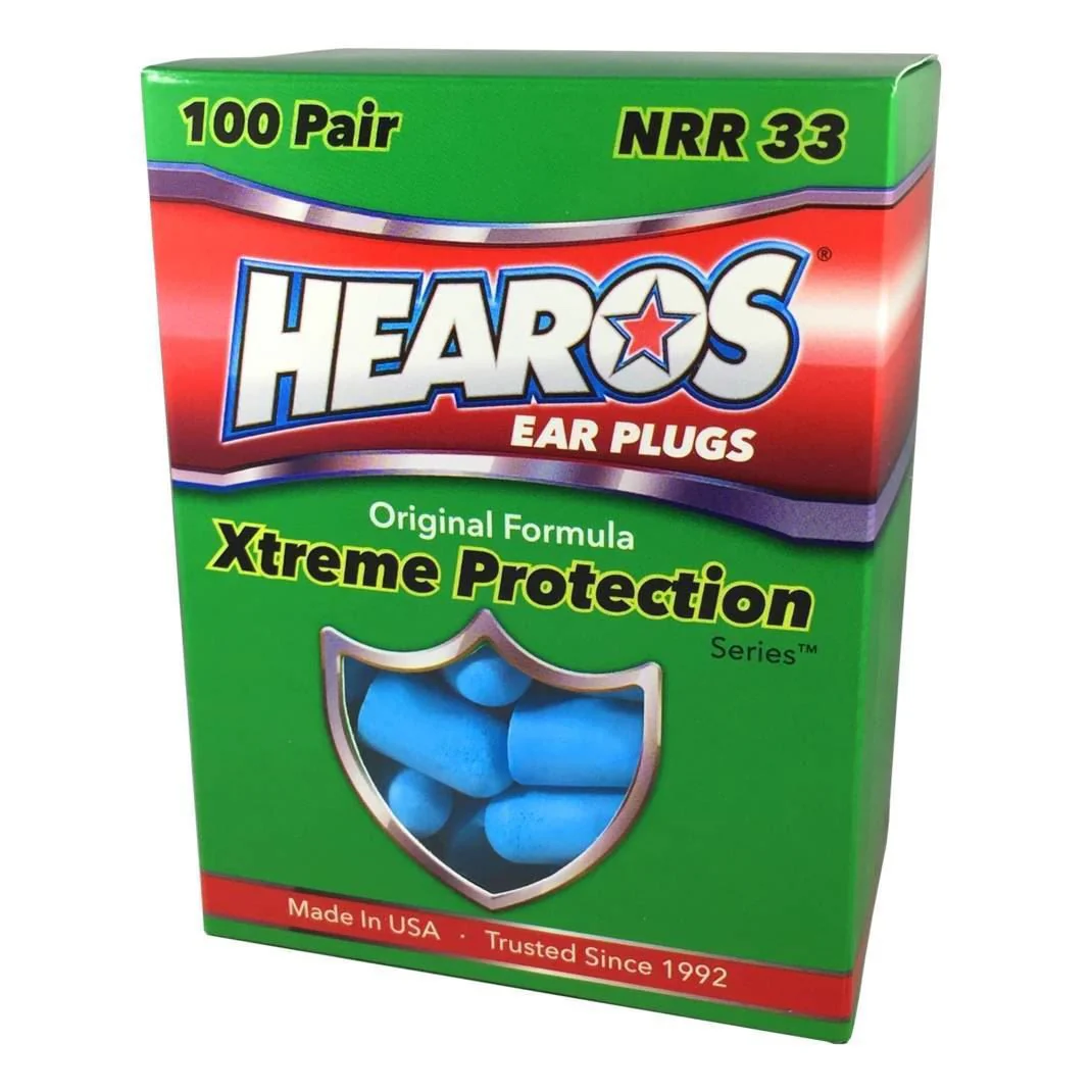 Hearos Xtreme Protection Blue Foam Ear Plugs (Pair) - Image 4