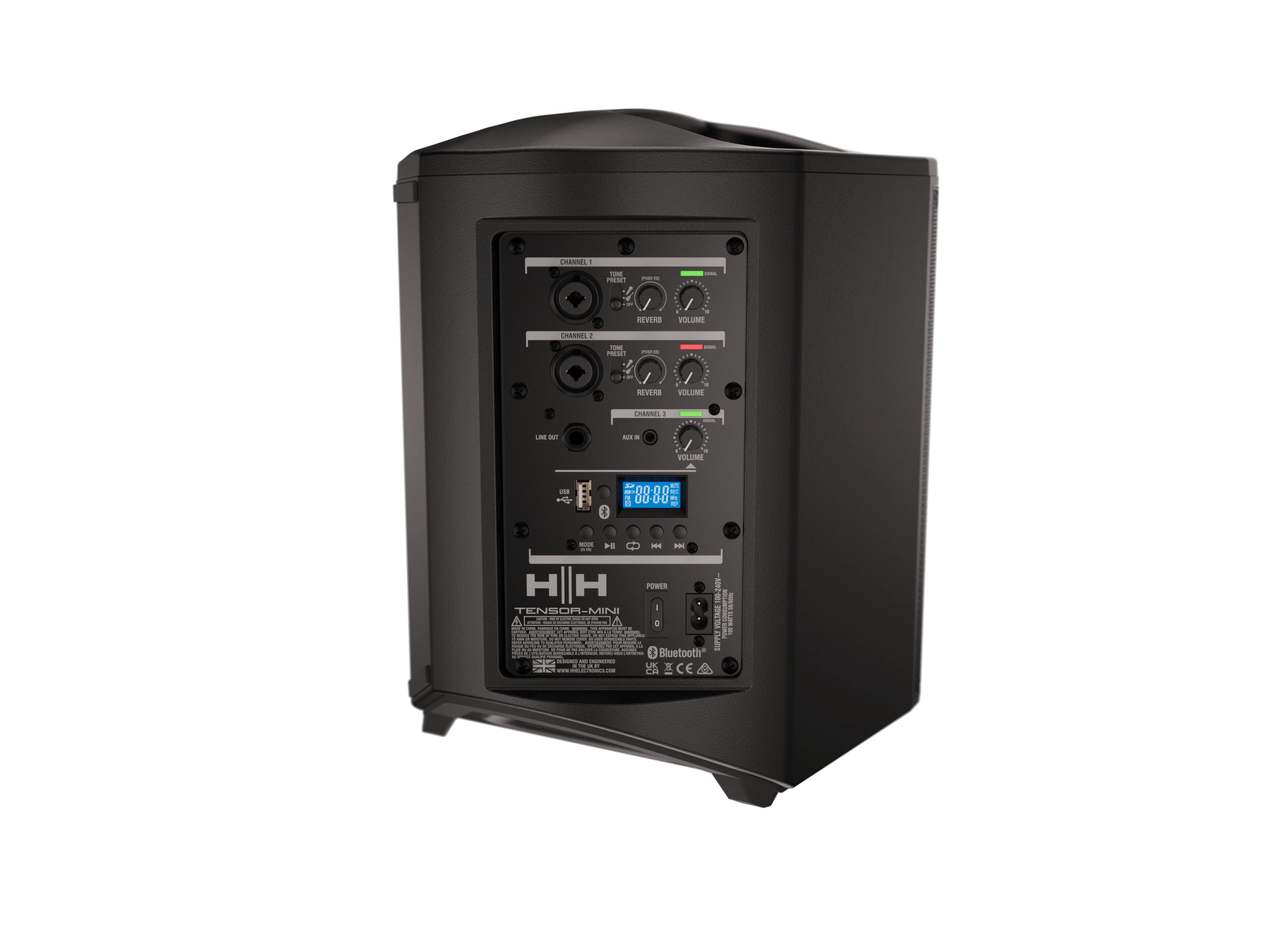 HH TENSOR-MINI Battery Powered Loudspeaker w/Bluetooth - Image 4