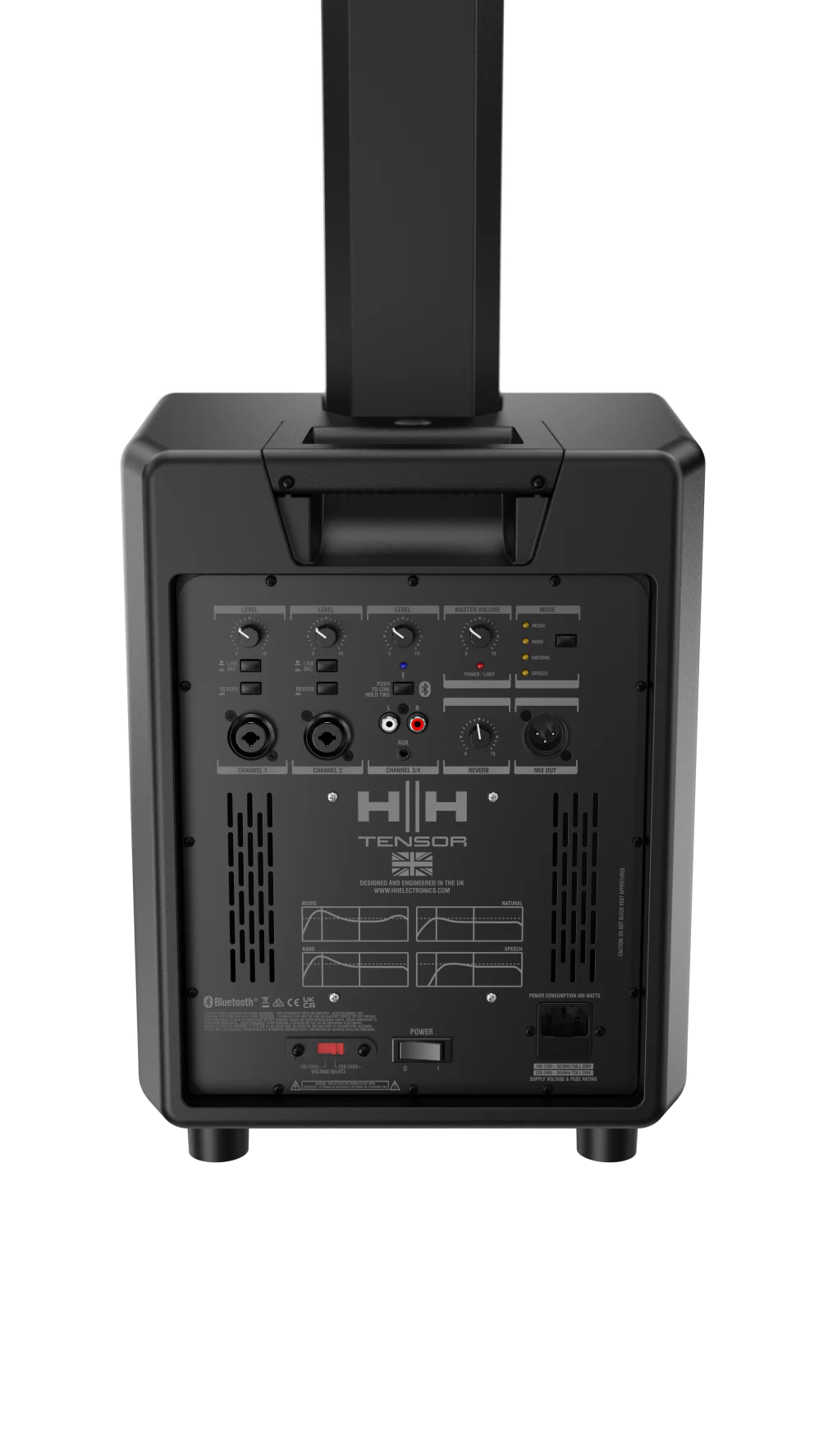 HH TENSOR-SOLO-BK Portable Column Speaker System - Image 9