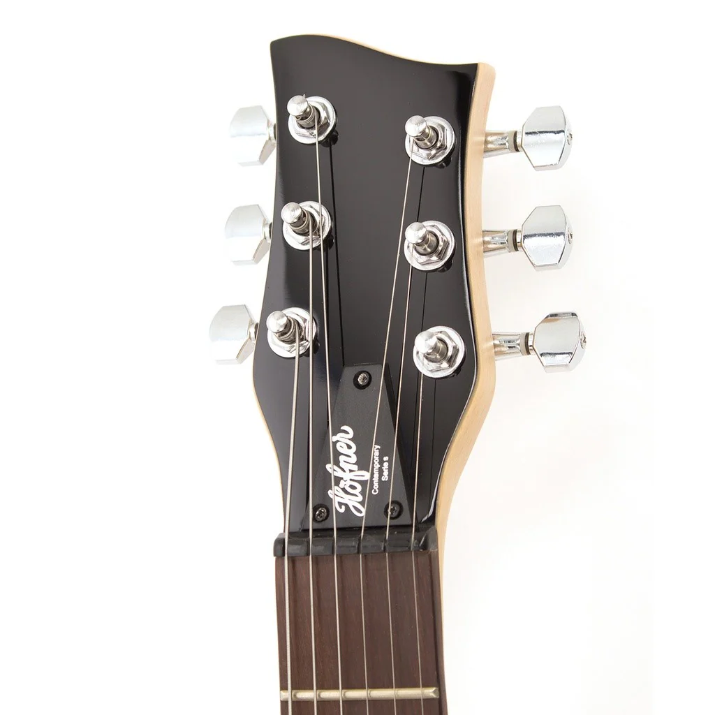 Hofner Shorty Compact Travel Electric Guitar with Accessory Pack - Red - Image 16