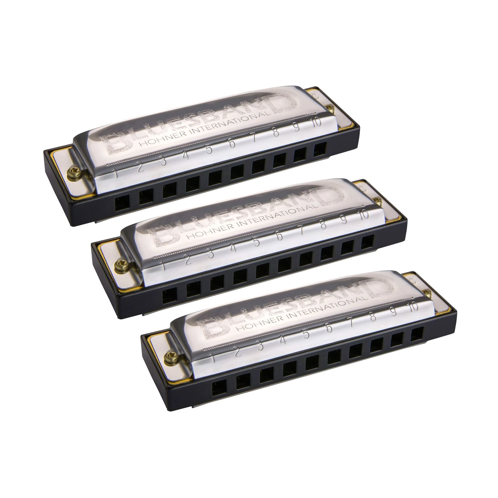 Hohner Blues Band 3-Pce Harmonica Value Pack in the Keys C, G, A - Image 6