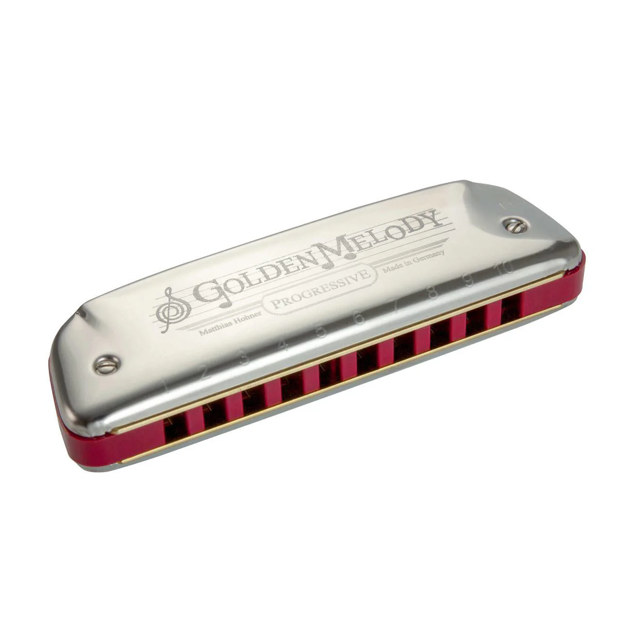 Hohner Progressive Series Golden Melody Harmonica in the Key of C - Image 4