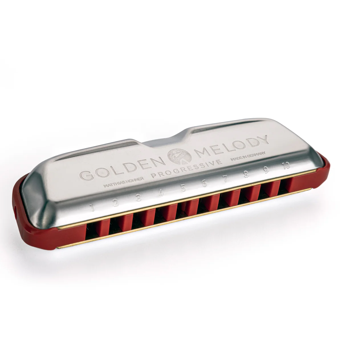 Hohner Progressive Series Golden Melody Harmonica in the Key of D - Image 2