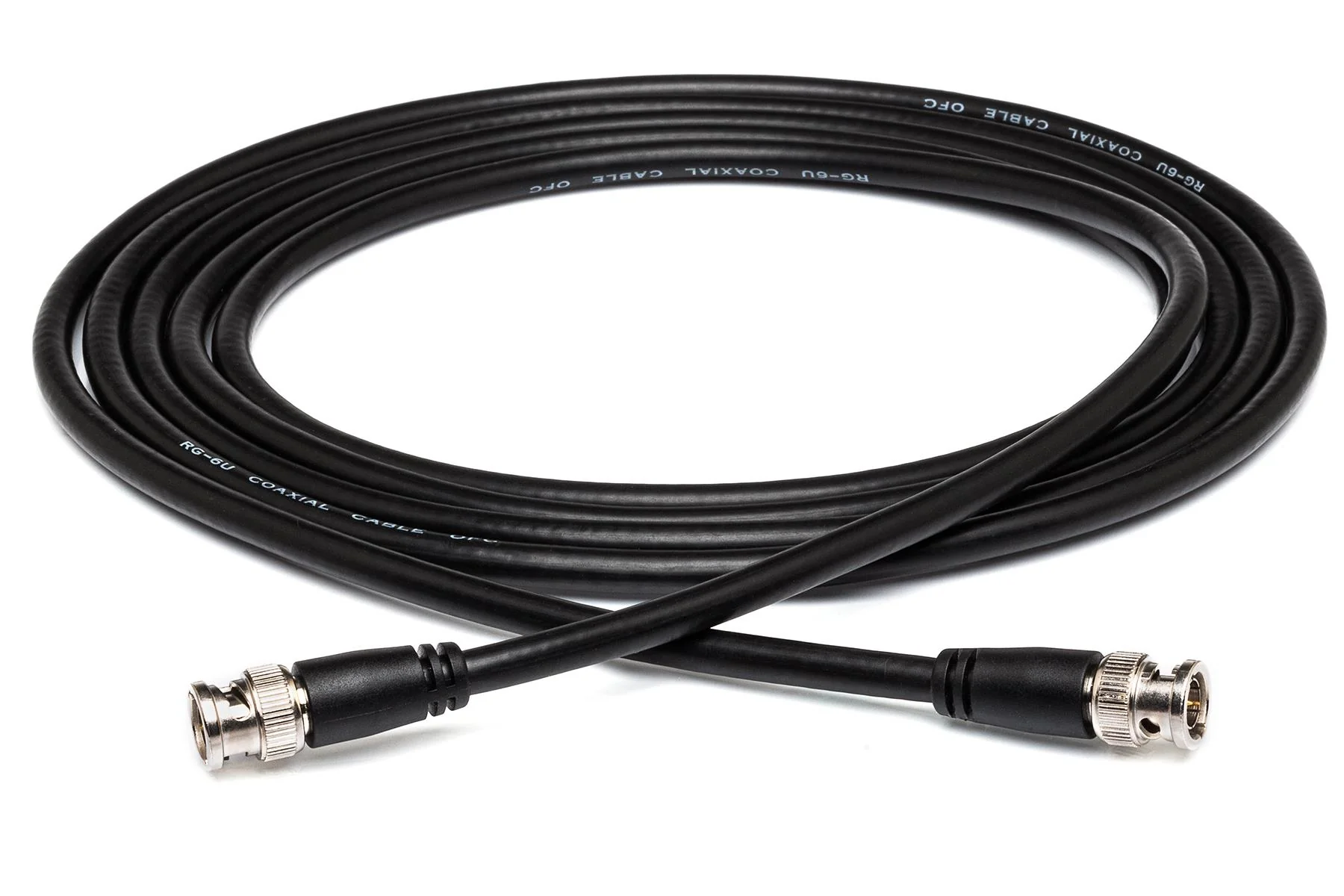 Hosa BNC RG6 75 ohm SDI Video / Word Clock Coaxial Cable - 6 Foot - Image 4