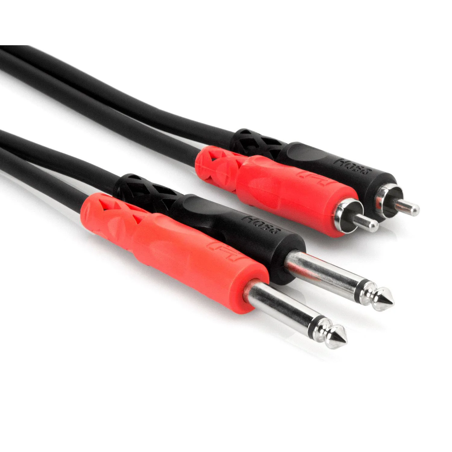 Hosa CPR-206 Dual 1/4 TS(M) to Dual RCA(M) Unbalanced Cable - 6m - Image 2