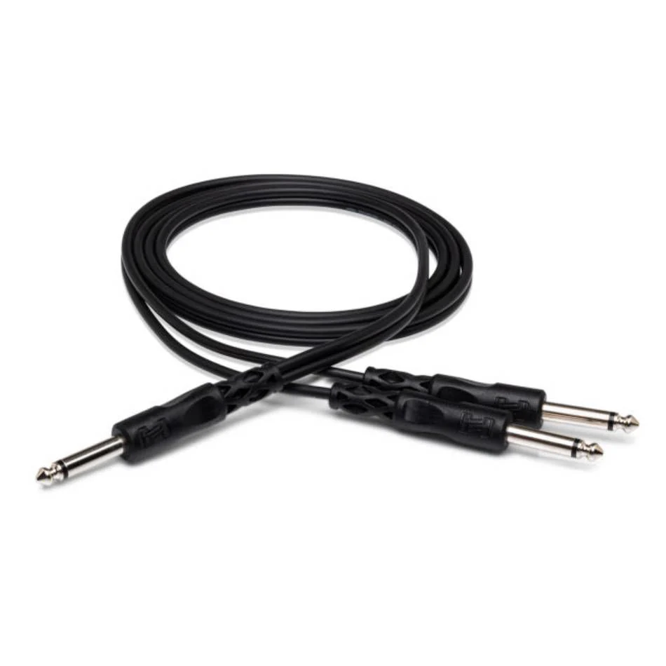 Hosa CYP-105 1/4 TS to Dual 1/4 TS Y-Cable - 5ft - Image 6