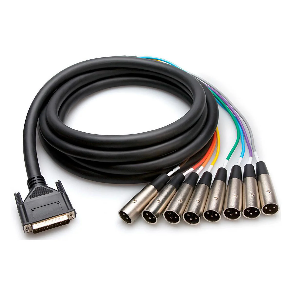 Hosa DTM807 Balanced Snake DB25A to XLR3M - 7 meters - Image 2