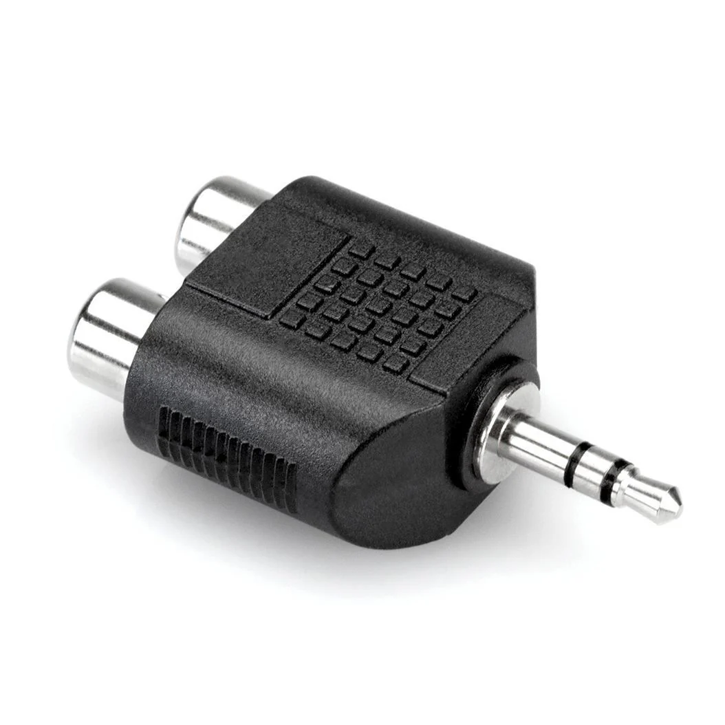 Hosa GRM-193 Dual RCA(F) to 3.5mm TRS(M) Adaptor - Image 2