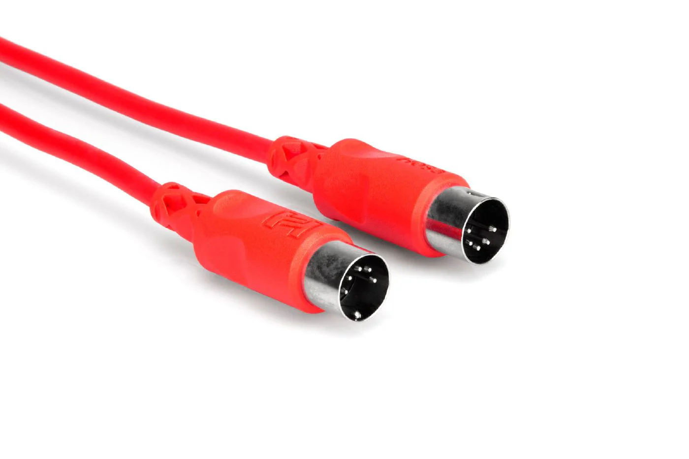 Hosa MID-315RD Standard MIDI Cable in Red - 5 meters - Image 2