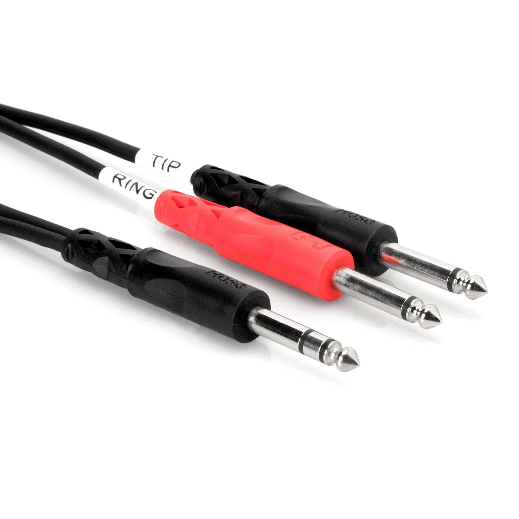 Hosa STP-201 1/4 inch TRS to Dual 1/4 inch TS Insert Cable (1m) - Image 2
