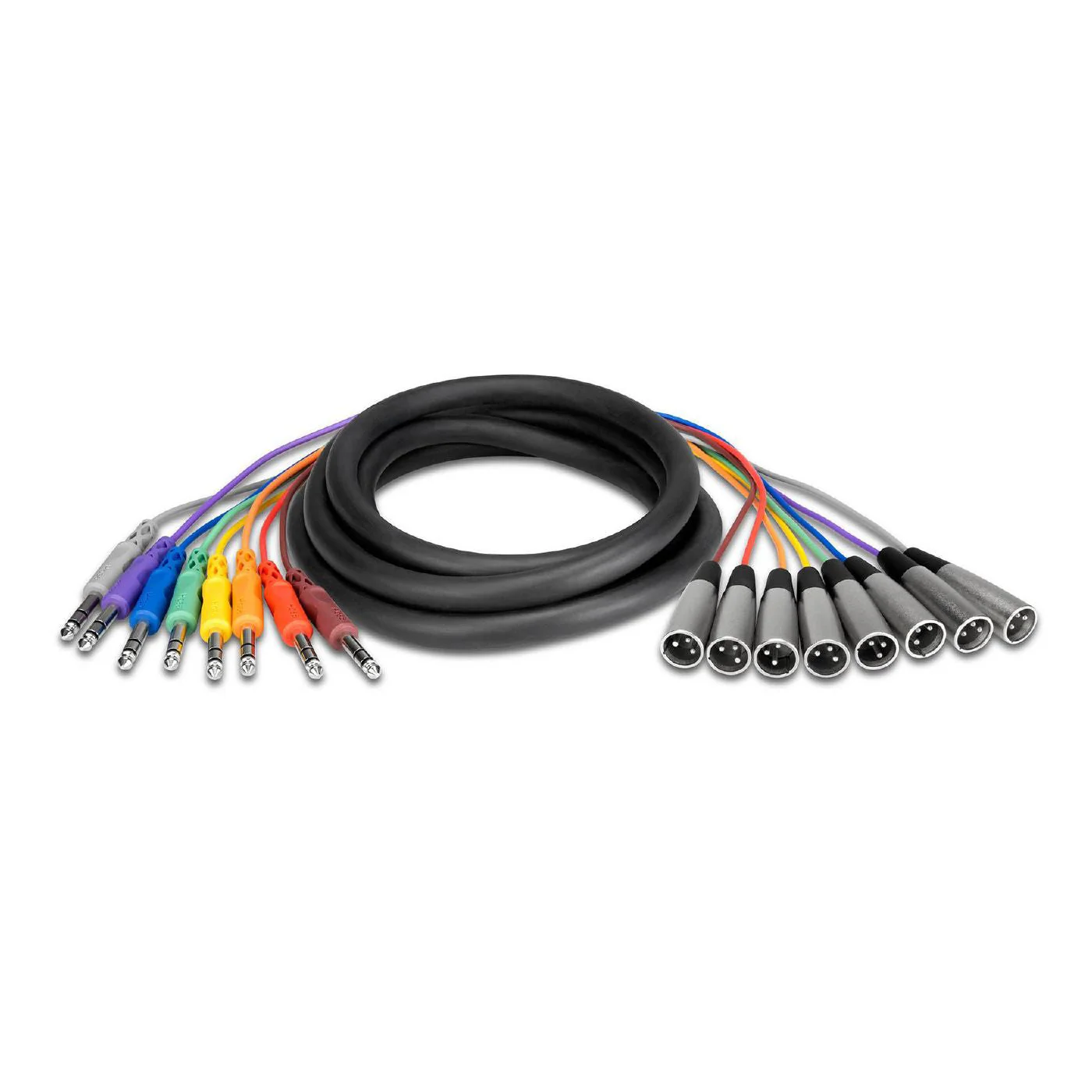 Hosa STX805M Balanced Snake 1/4 In TRS to XLR3M - 5 meters