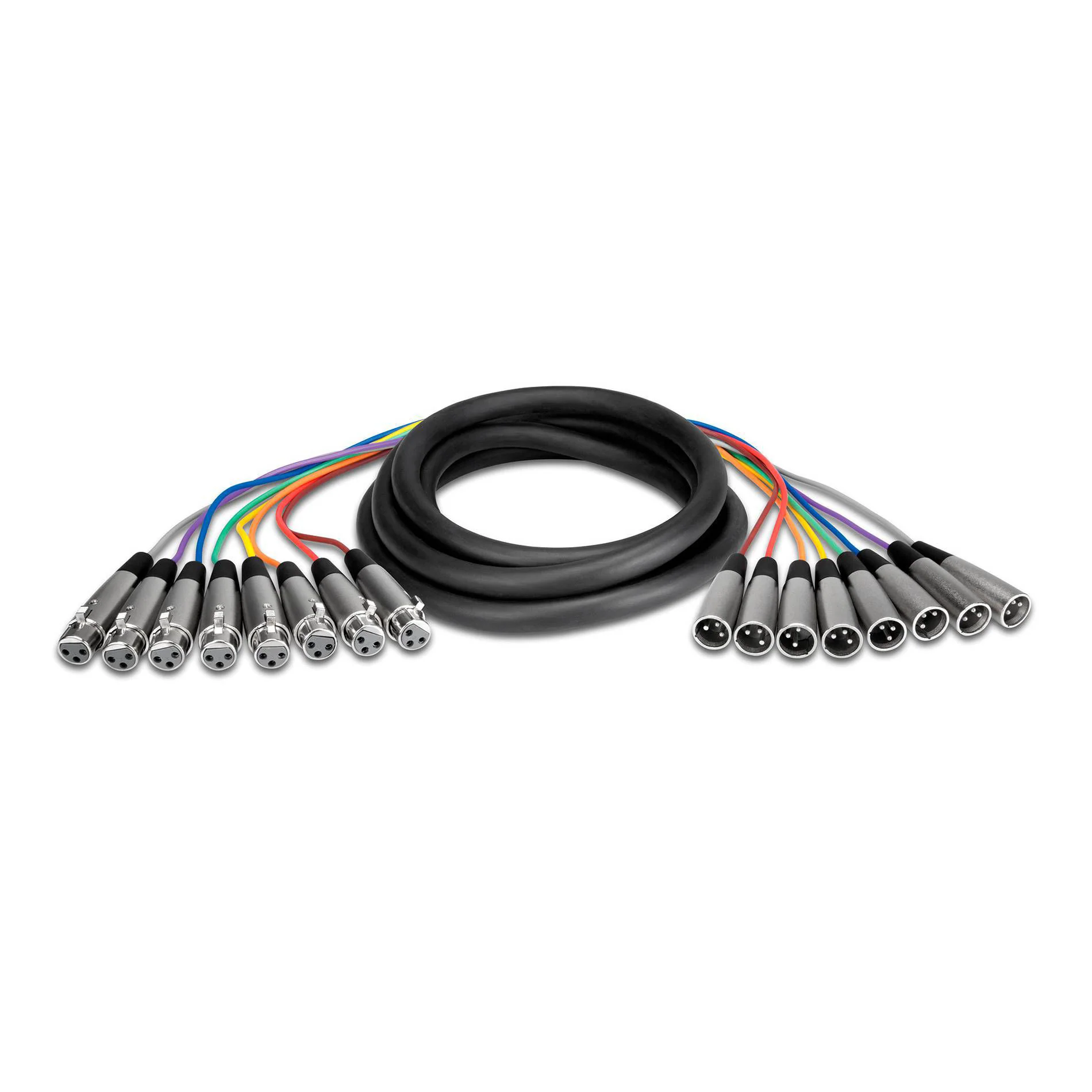 Hosa XLR803 Balanced Snake 8-Channel - XLR3F to XLR3M - 3 meters - Image 2