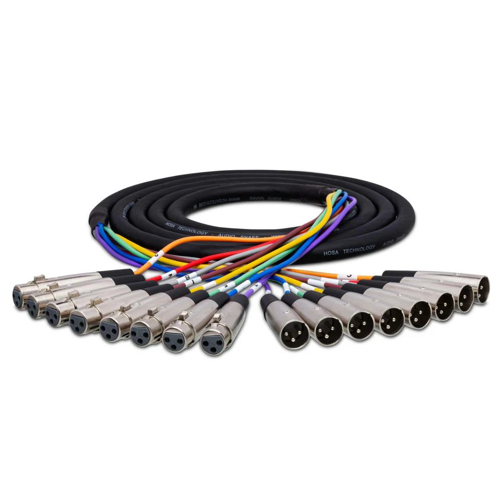 Hosa XLR805 Snake XLR3F - XLR3M 5M
