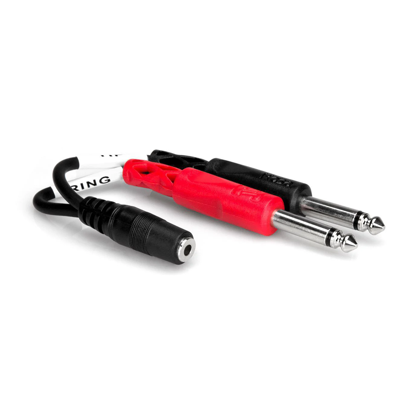 Hosa YMP-434 3.5mm TRS(F) to Dual 1/4" TS(M) Breakout - Image 3