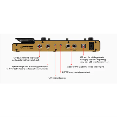 Hotone Ampero One Modeler and Effects Processor with 9V Power Supply - Image 2