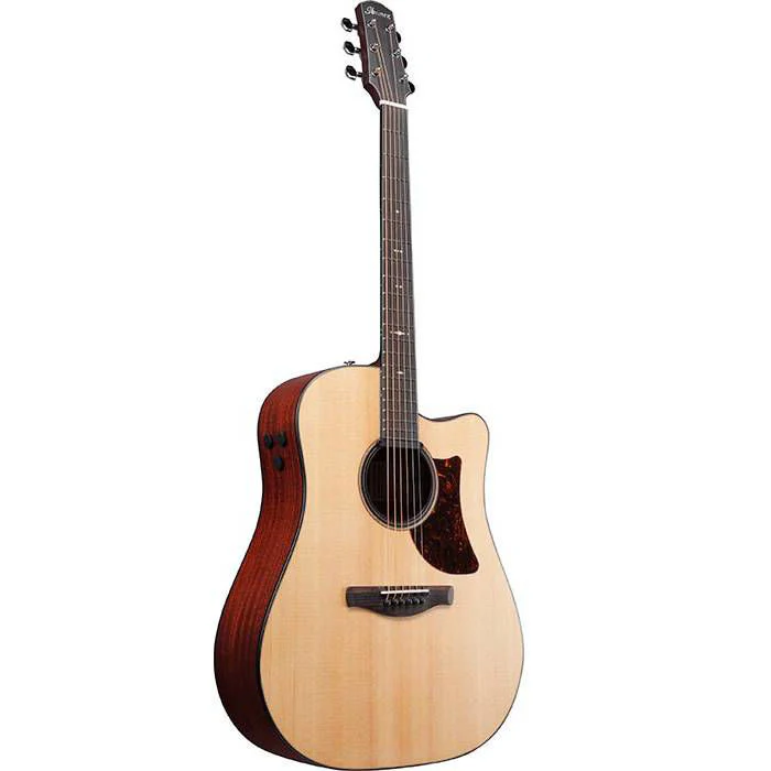 Ibanez AAD400CE LGS Platinum Series Acoustic Guitar  - Natural Low Gloss - Image 2