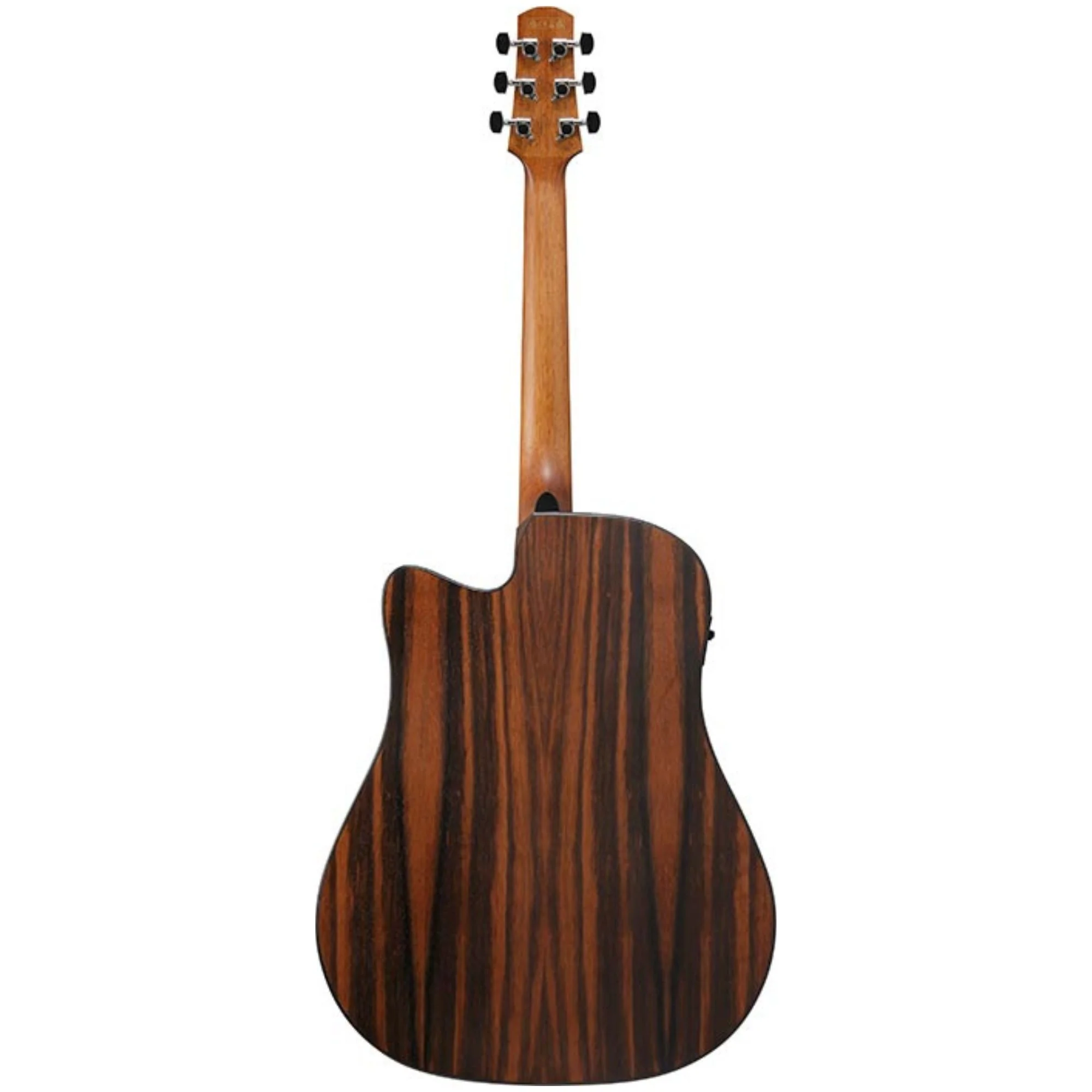 Ibanez AAD70CE Transparent Charcoal Burst Low Gloss top, Natural Open Pore back and sides Acoustic Guitar - Image 3