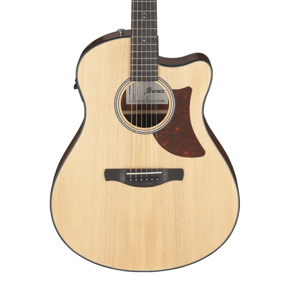 Ibanez AAM50CE Acoustic Guitar in Open Pore Natural - Image 10