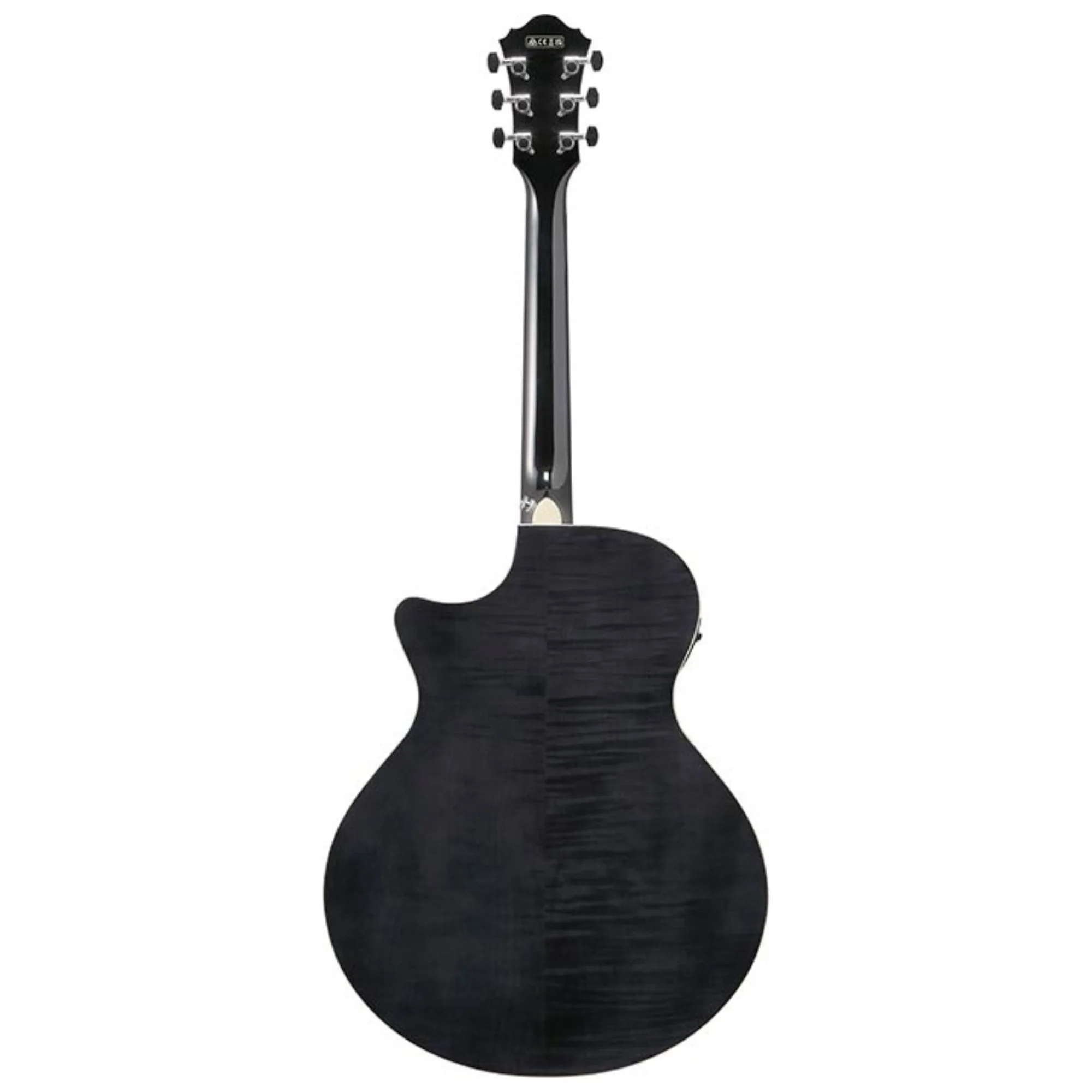 Ibanez AE170 Transparent Black High Gloss Acoustic Guitar - Image 2