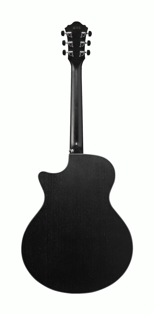 Ibanez AE295 Acoustic Guitar in Weathered Black Open Pore - Image 2