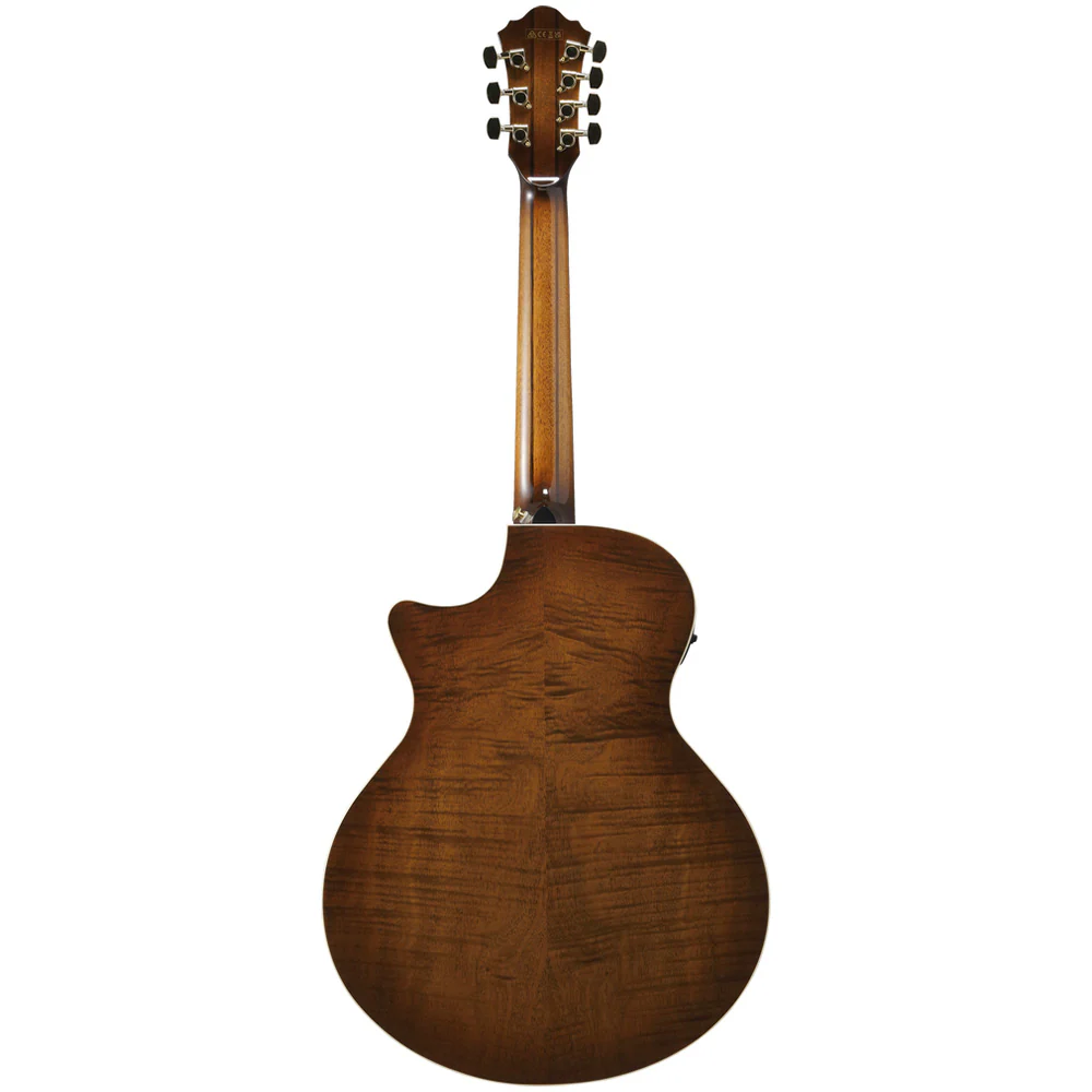 Ibanez AE3007FMH 7 String Acoustic Guitar - Tobacco Edge Burst High Gloss - Image 2
