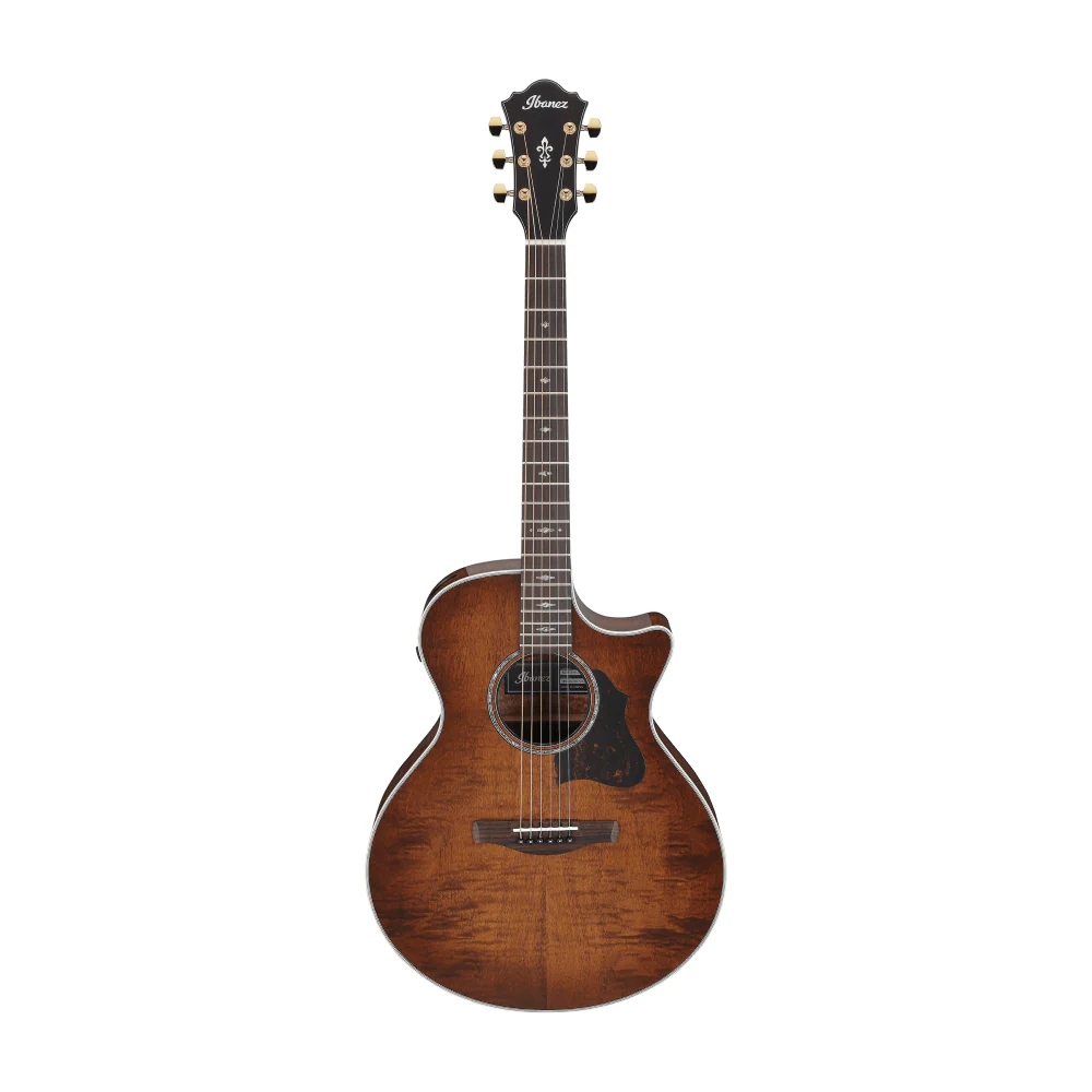 Ibanez AE340FMH Acoustic Guitar in Mahogany Sunburst High Gloss