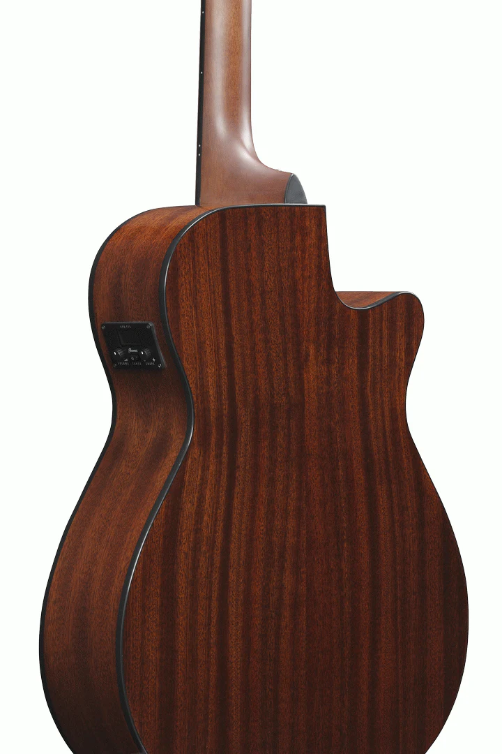 Ibanez AEG70L Left- handed Acoustic Guitar in Tiger Burst High Gloss - Image 4