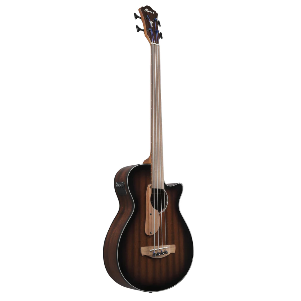 Ibanez AEGB24FE Acoustic Guitar in Mahogany Sunburst High Gloss - Image 3