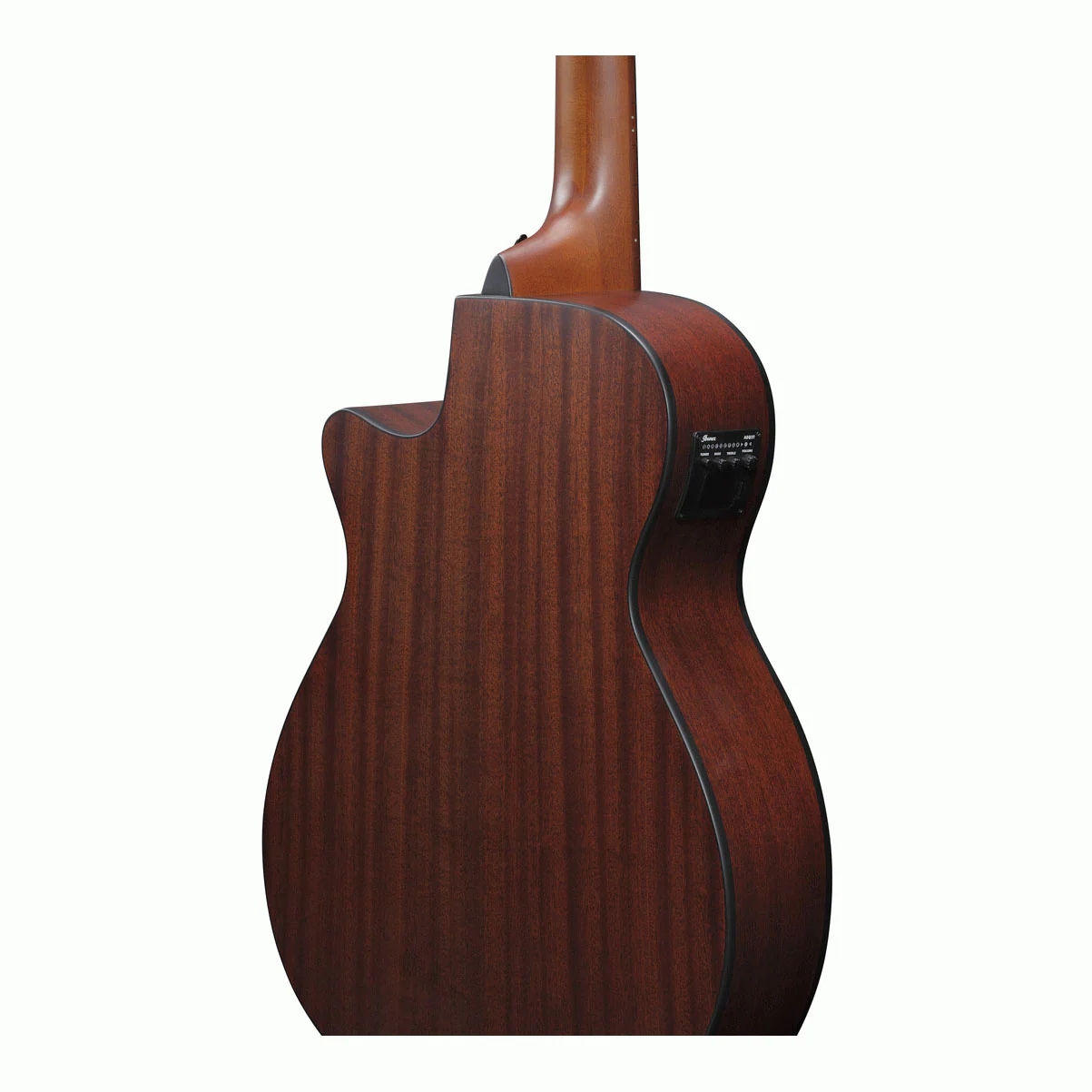 Ibanez AEGB30E Artcore Hollow Body Electric Bass Guitar in Natural Gloss - Image 6