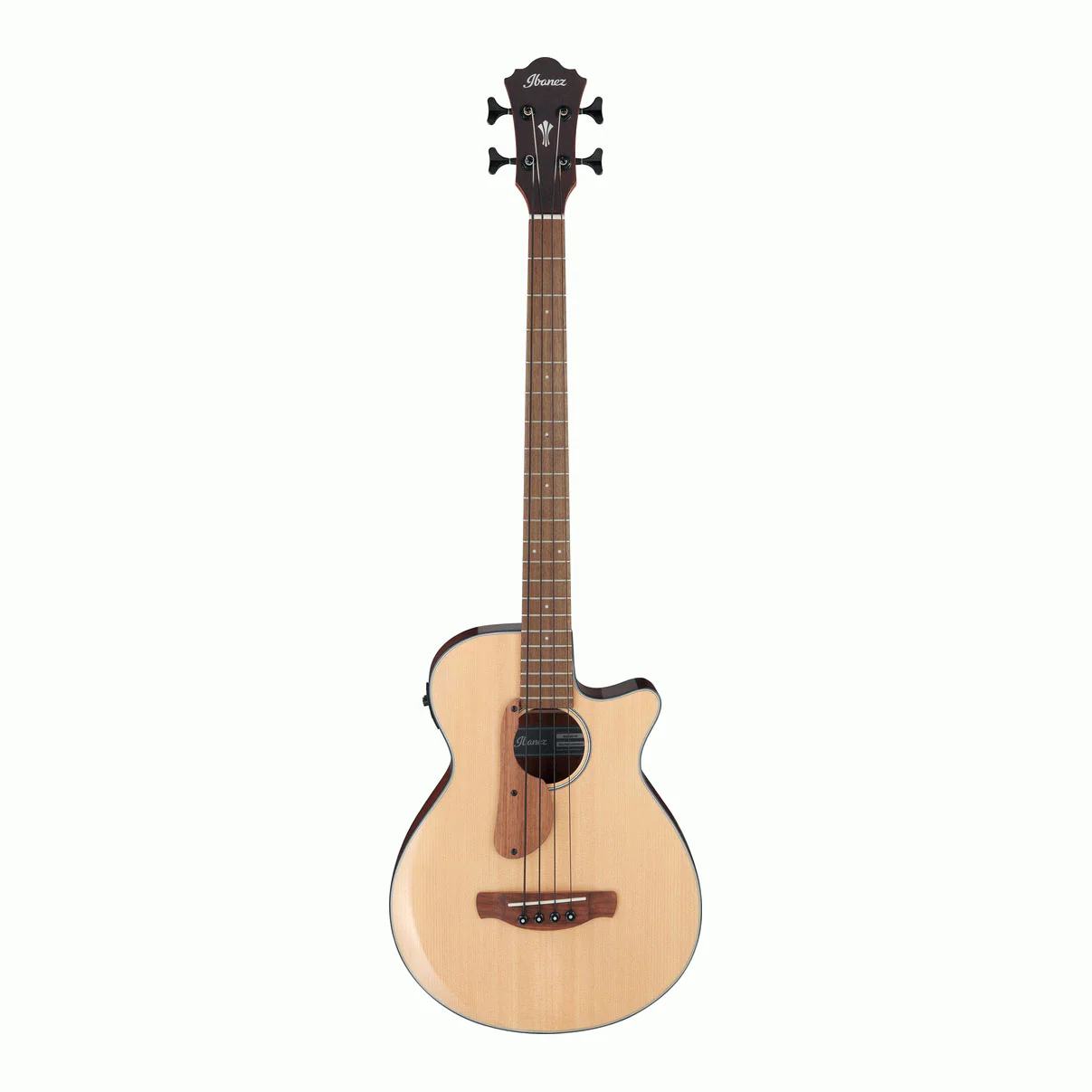 Ibanez AEGB30E Artcore Hollow Body Electric Bass Guitar in Natural Gloss - Image 8